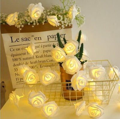 Guirlande Lumineuse Roses - Blanc Chaud