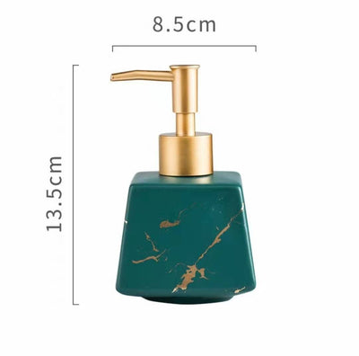 Ceramic Marble Bathroom Bottle Hand Sanitizer Bottle