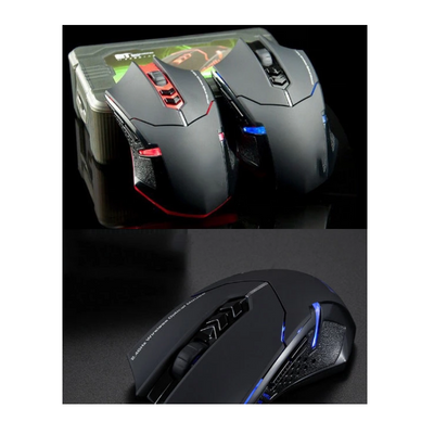 Ergonomische kabellose Gaming-Maus mit 7 Tasten und 2400 DPI