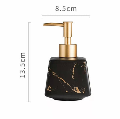 Ceramic Marble Bathroom Bottle Hand Sanitizer Bottle