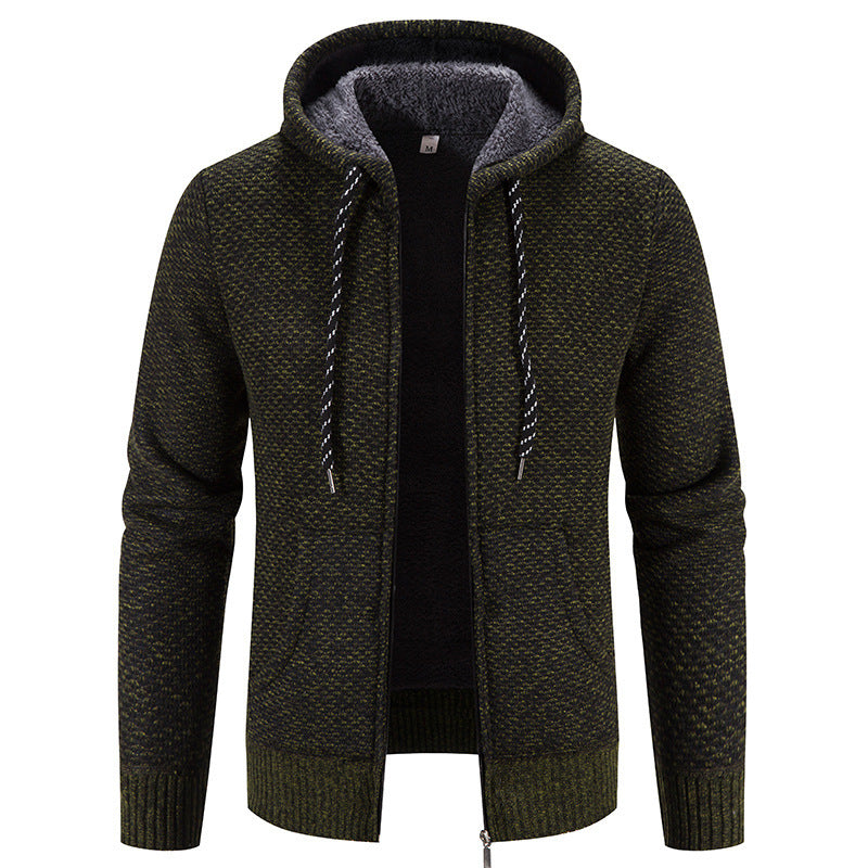 Herren-Cardigan mit Wollfutter – Komfort und Stil