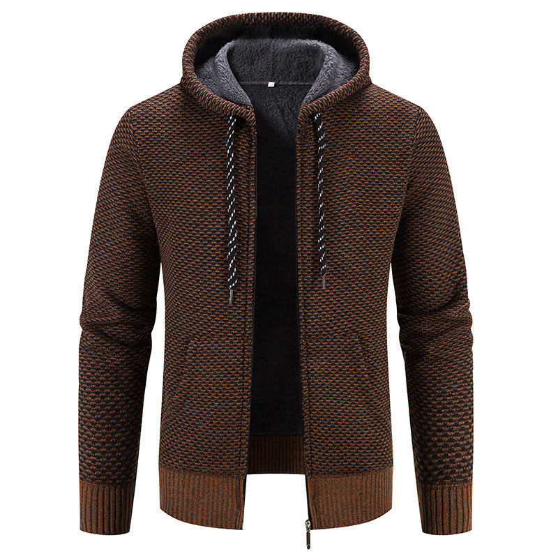 Herren-Cardigan mit Wollfutter – Komfort und Stil