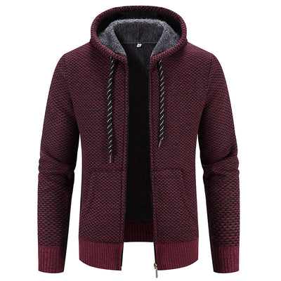 Herren-Cardigan mit Wollfutter – Komfort und Stil